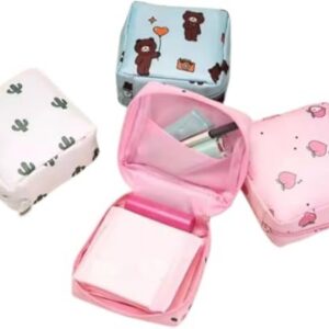 sanitary pads storage bag makeup accessories for girls and women color and shape random 1 piece 54.54